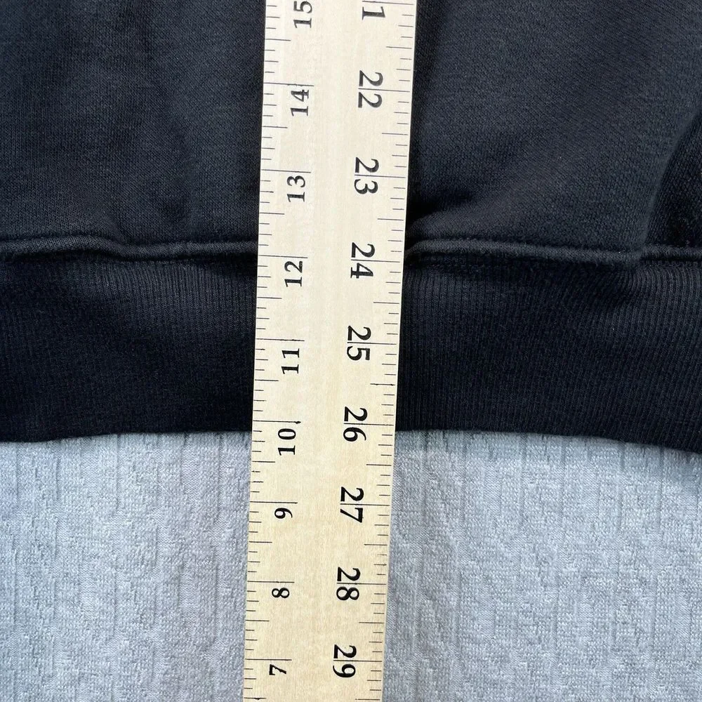 The North‎ Face Hoodie Mens Medium Black Graphic Mountain Landscape Pullover